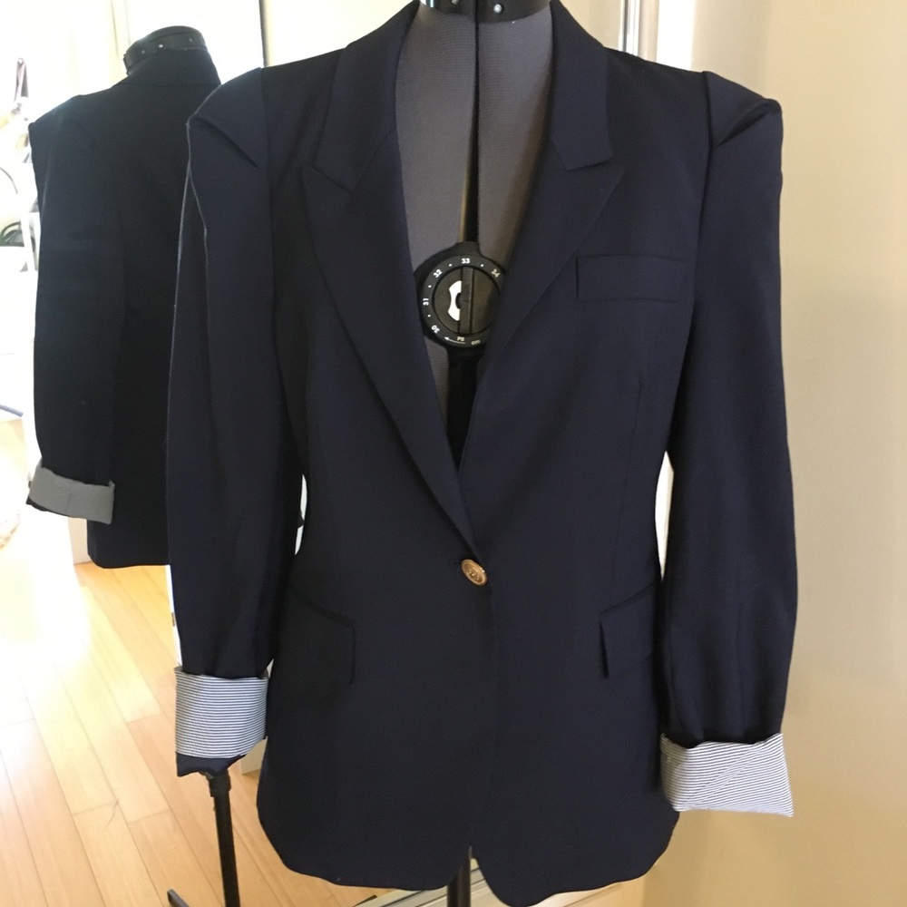 Tailored navy blazer. Excellent condition